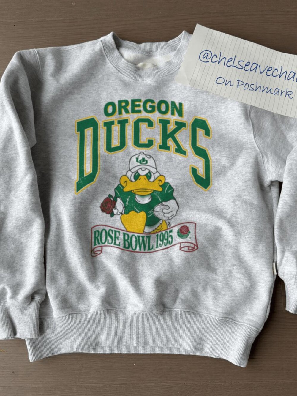 Vintage Oregon Ducks Rose Bowl 1995 Football Sweatshirt, NCAA Men Women Shirt